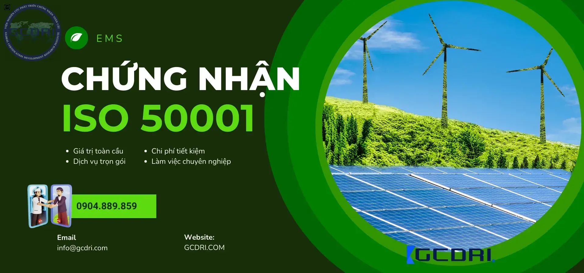 Cấp Chứng Nhận ISO 50001 Hệ thống quản lý năng lượng (EMS) - Chứng Nhận ISO 50001