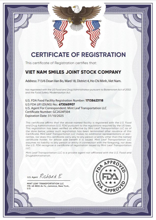 FDA - CÔNG TY CỔ PHẦN NHỮNG NỤ CƯỜI VIỆT NAM FDA - CÔNG TY CỔ PHẦN NHỮNG NỤ CƯỜI VIỆT NAM