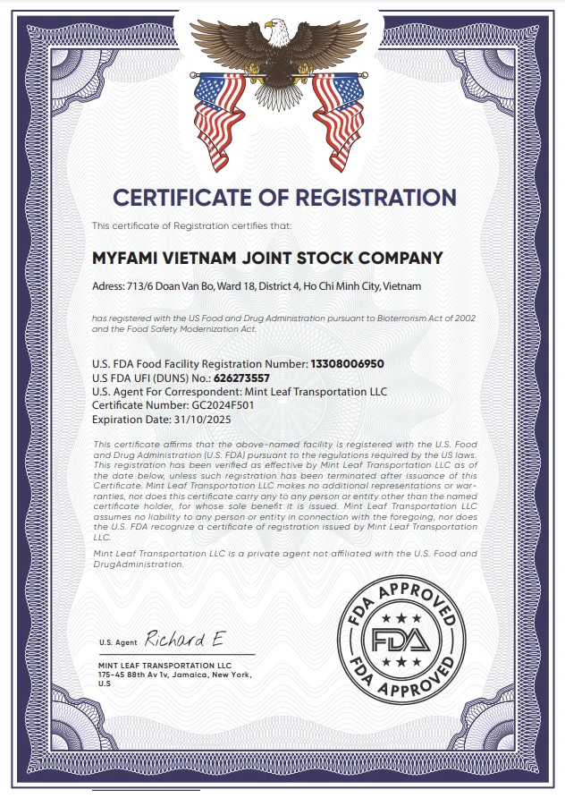 FDA - Myfami Việt Nam FDA - Myfami Việt Nam